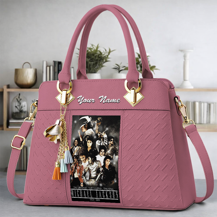 LIMITED EDITION - NEW CUSTOMIZED MICHAEL JACKSON WOMEN'S HANDBAGS MULTICOLOR
