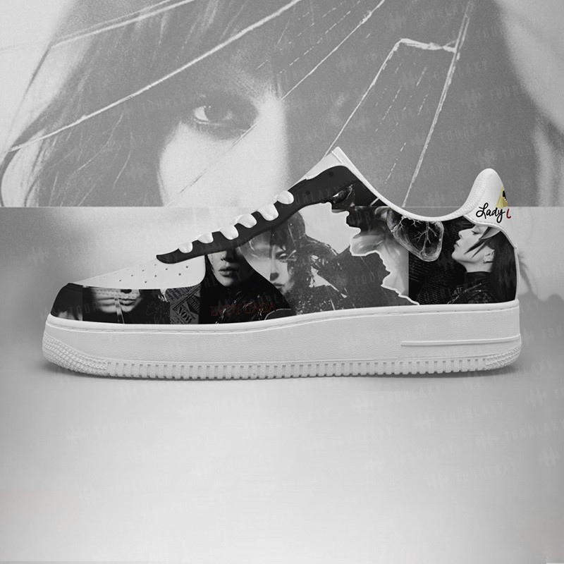 LIMITED EDITION - NEW CUSTOMIZED LADY GAGA AF1 SHOES