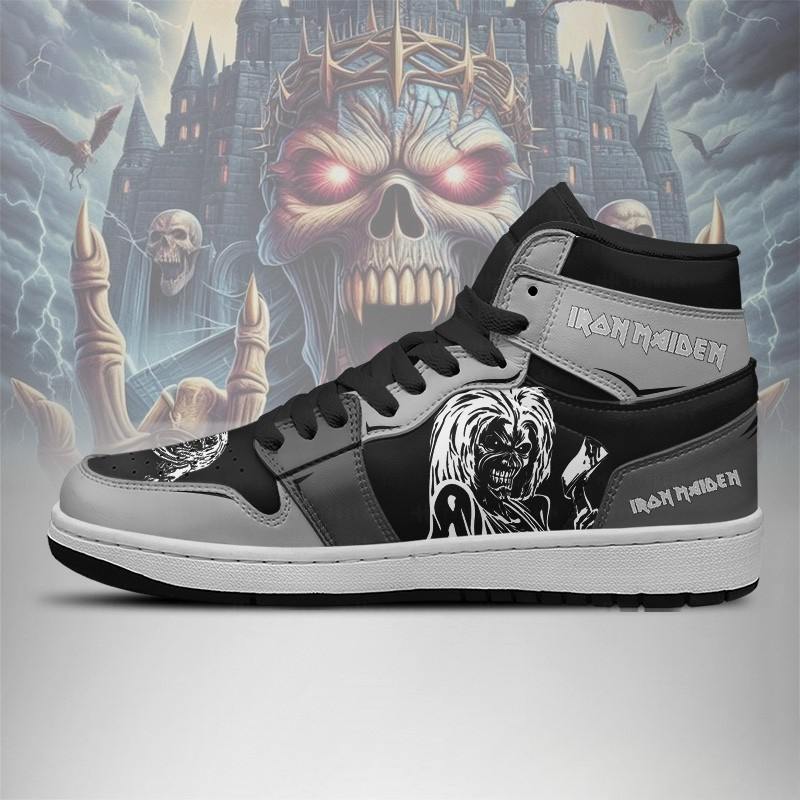 LIMITED EDITION - NEW CUSTOMIZED IRON MAIDEN AIR JORDAN SHOES