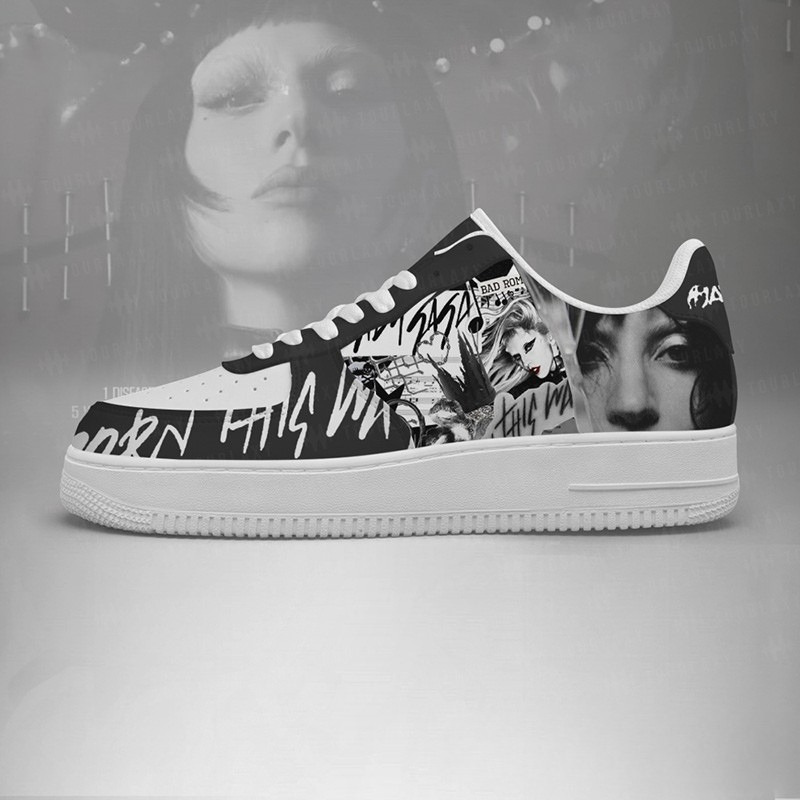 LIMITED EDITION - NEW CUSTOMIZED LADY GAGA AF1 SHOES