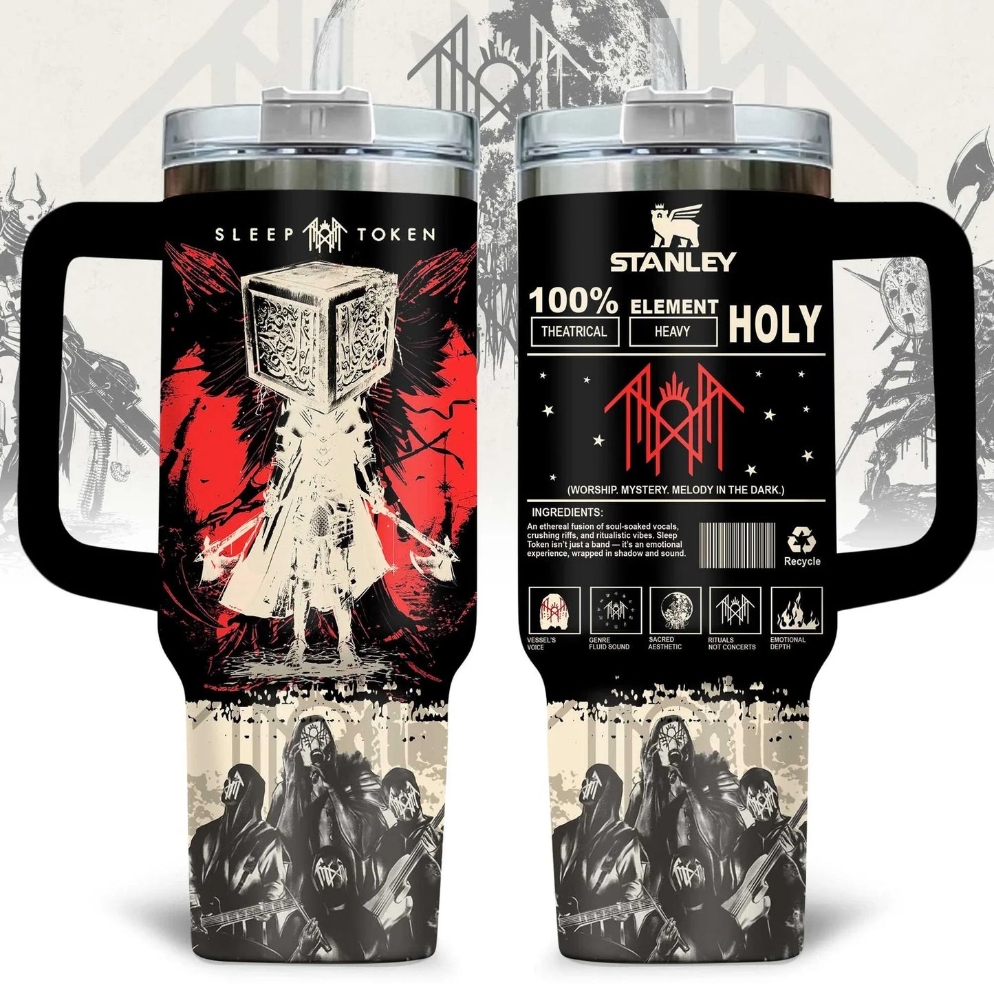 LIMITED EDITION - NEW CUSTOMIZED SLEEP TOKEN TUMBLER CUP