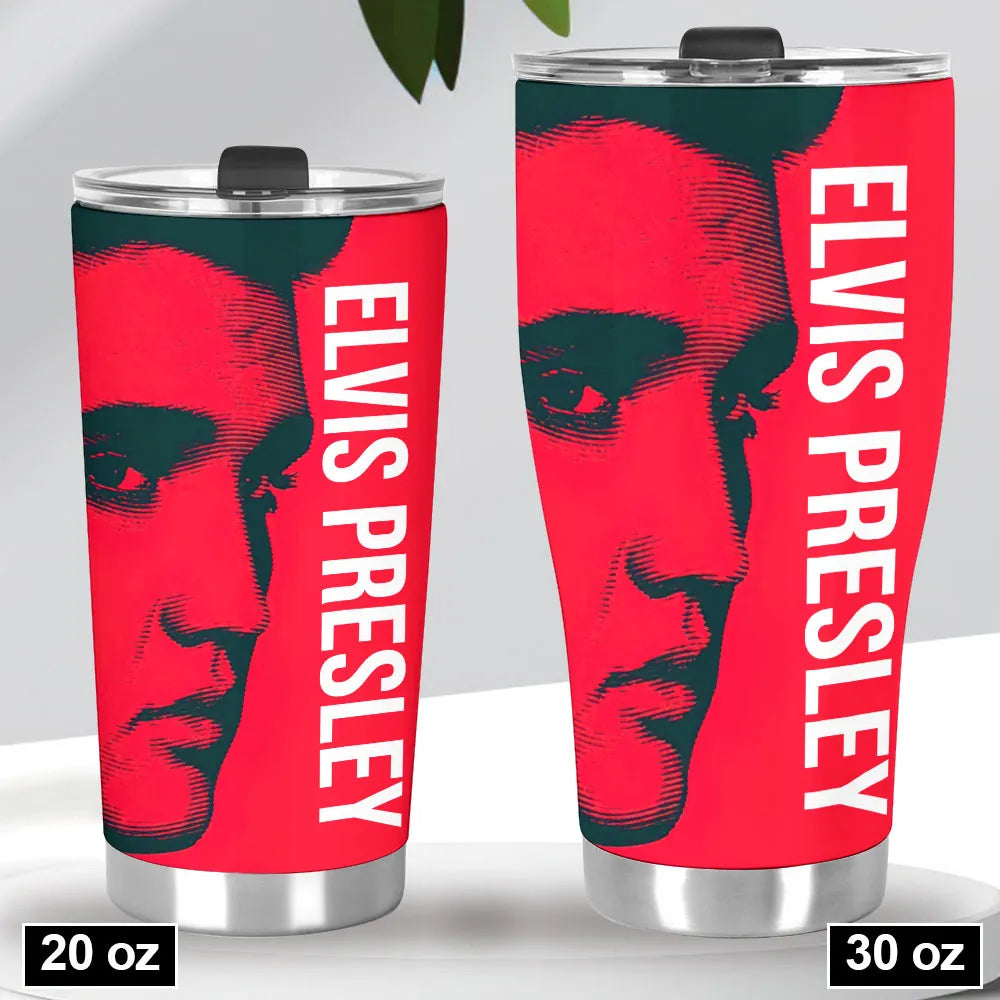 LIMITED EDITION - NEW CUSTOMIZED ELVIS PRESLEY TUMBLER CUP