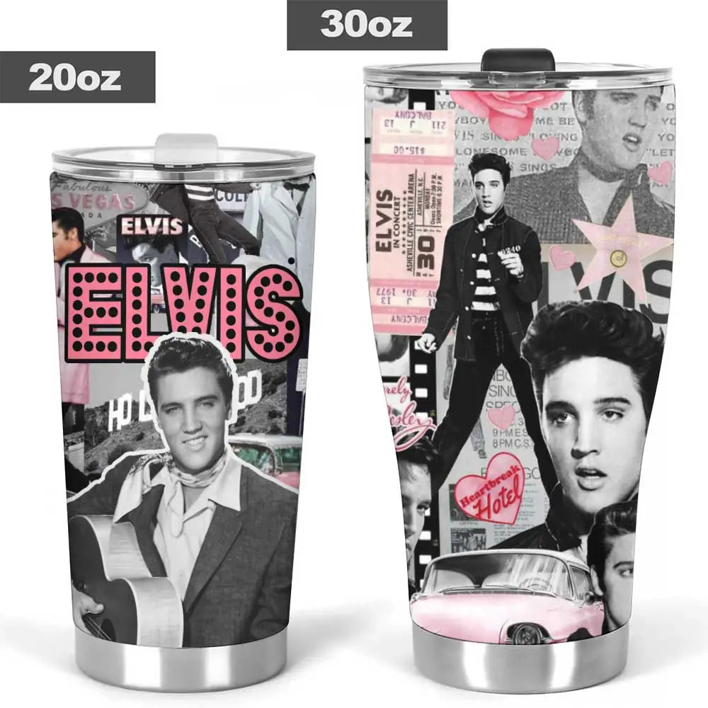 LIMITED EDITION - NEW CUSTOMIZED ELVIS PRESLEY TUMBLER CUP