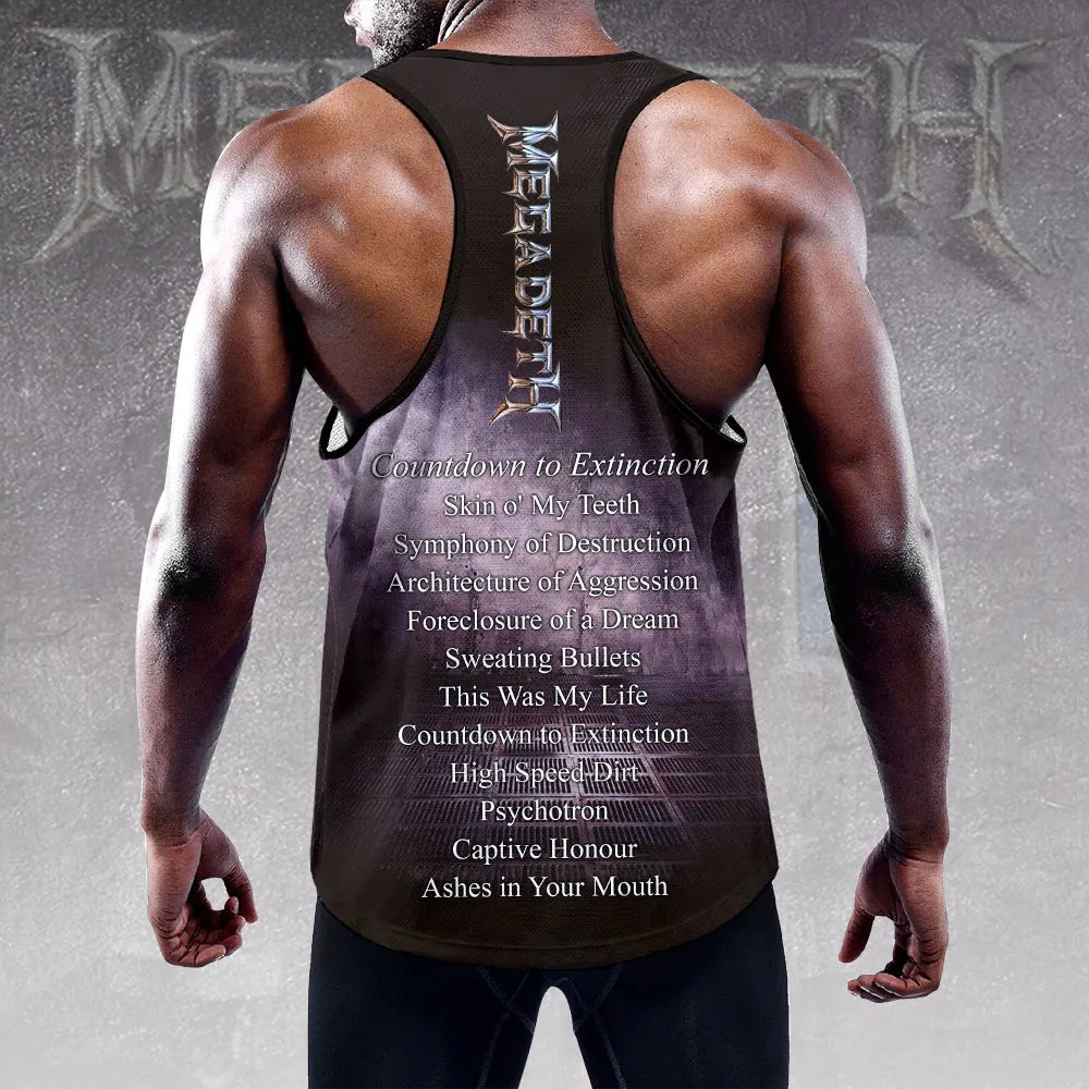 LIMITED EDITION - NEW CUSTOMIZED MEGADETH UNISEX TANK TOP