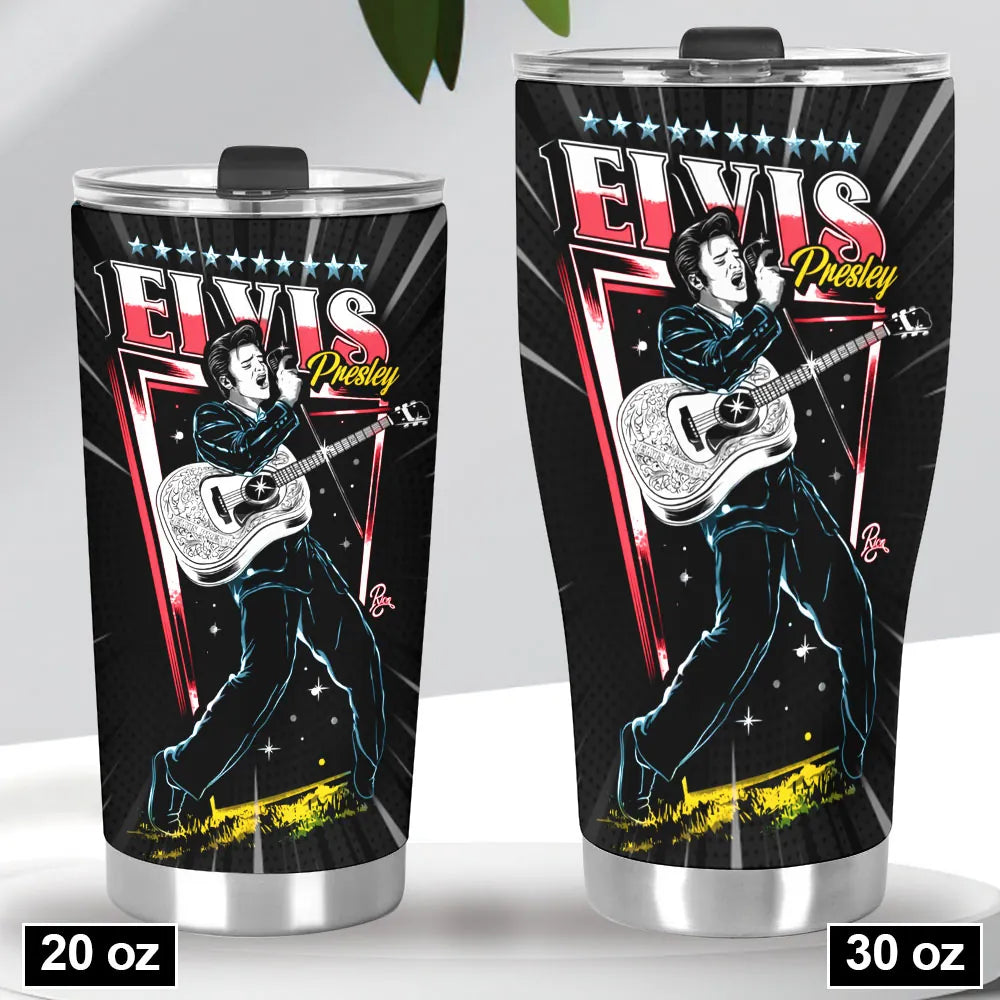 LIMITED EDITION - NEW CUSTOMIZED ELVIS PRESLEY TUMBLER CUP