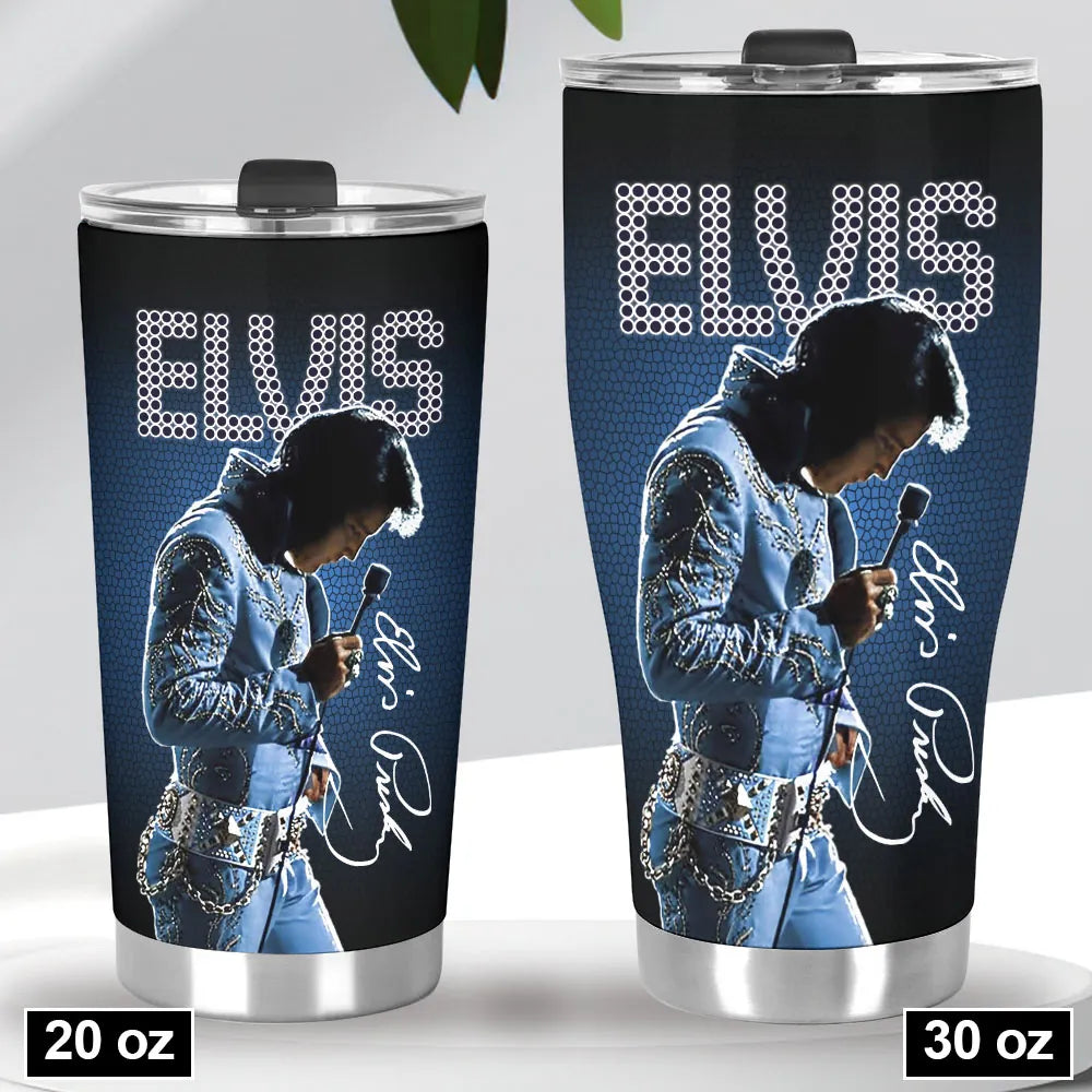 LIMITED EDITION - NEW CUSTOMIZED ELVIS PRESLEY TUMBLER CUP