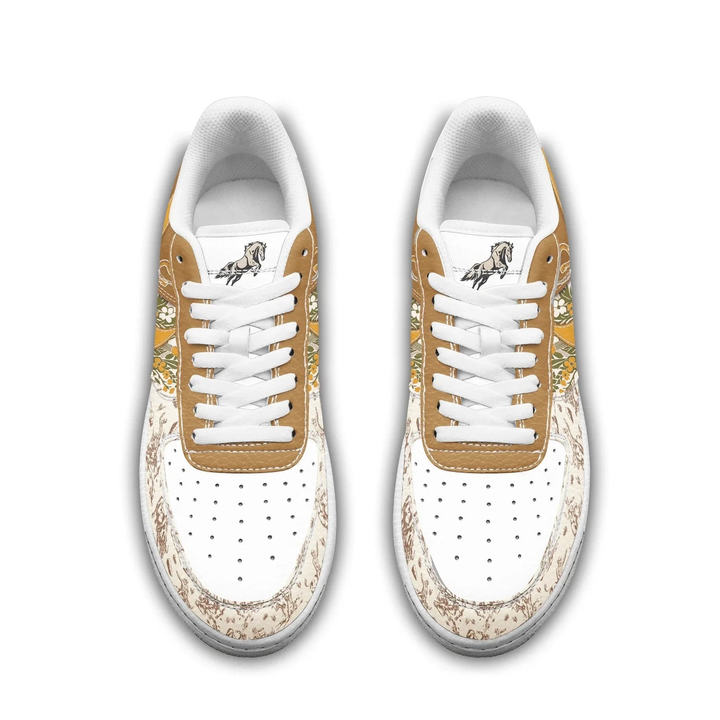 LIMITED EDITION - NEW CUSTOMIZED GEORGE STRAIT AF1 SHOES