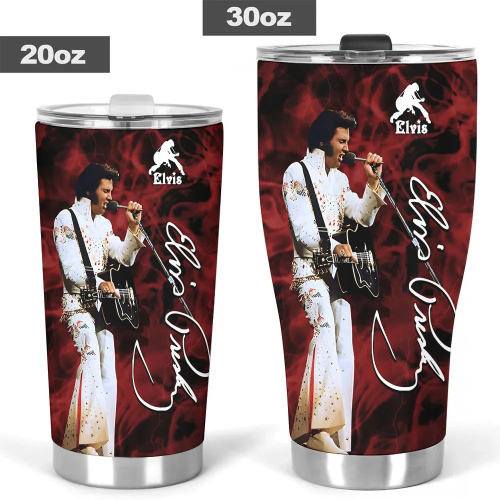 LIMITED EDITION - NEW CUSTOMIZED ELVIS PRESLEY TUMBLER CUP