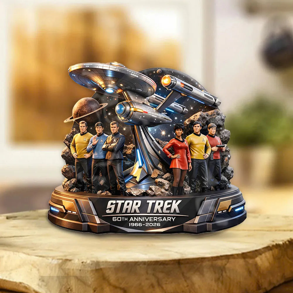 LIMITED EDITION - NEW CUSTOMIZED TREK ACRYLIC PLAQUE