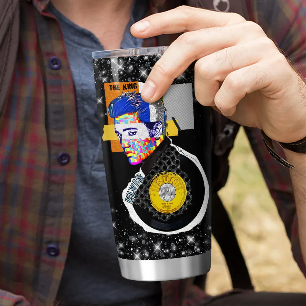 LIMITED EDITION - NEW CUSTOMIZED ELVIS PRESLEY TUMBLER CUP