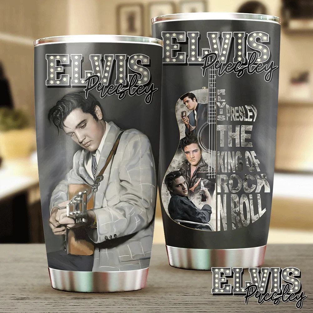 LIMITED EDITION - NEW CUSTOMIZED ELVIS PRESLEY TUMBLER CUP