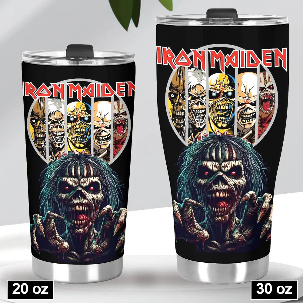 LIMITED EDITION - NEW CUSTOMIZED IRON MAIDEN TUMBLER CUP