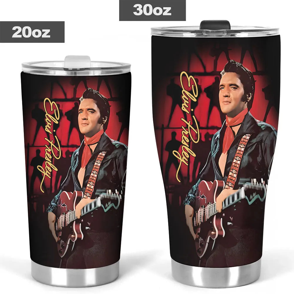 LIMITED EDITION - NEW CUSTOMIZED ELVIS PRESLEY TUMBLER CUP