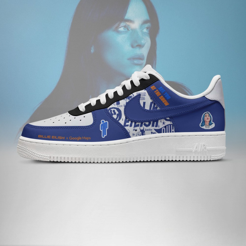 LIMITED EDITION - NEW CUSTOMIZED BILLIE EILISH AF1 SHOES
