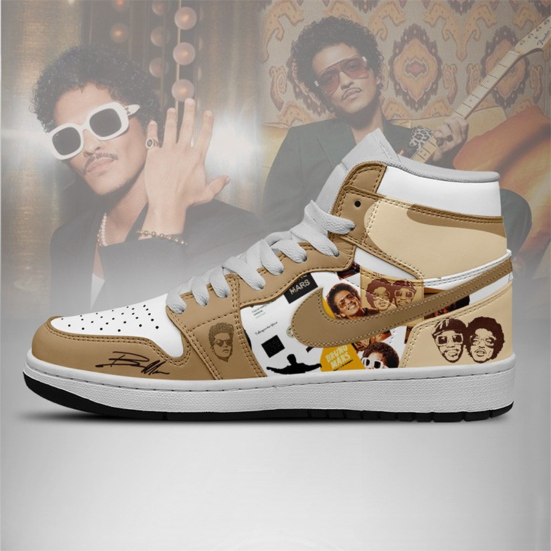 LIMITED EDITION - NEW CUSTOMIZED BRUNO MARS AIR JORDAN SHOES
