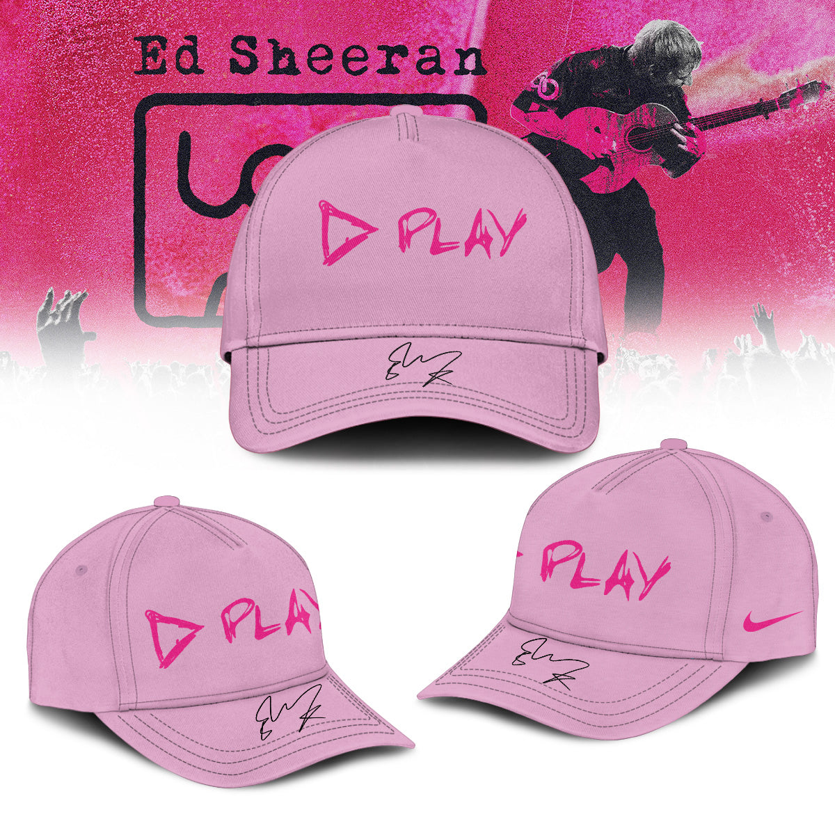 LIMITED EDITION - NEW CUSTOMIZED ED SHEERAN CLASSIC CAP