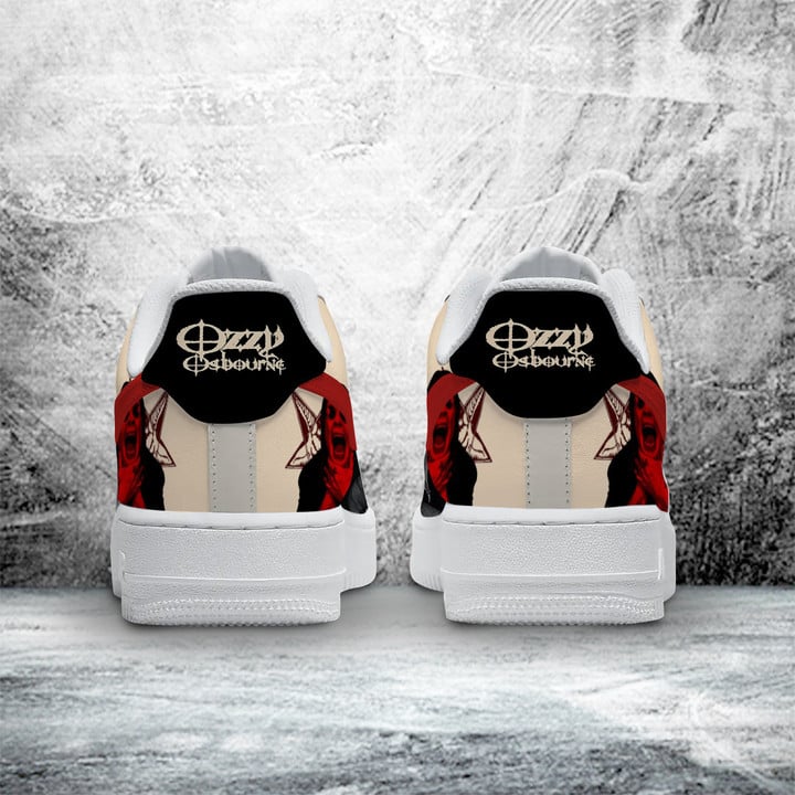 LIMITED EDITION - NEW CUSTOMIZED BLACK SABBATH x OZZY OSBOURNE AF1 SHOES