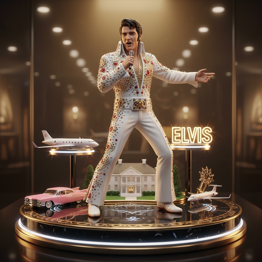 LIMITED EDITION - NEW CUSTOMIZED ELVIS PRESLEY ACRYLIC PLAQUE