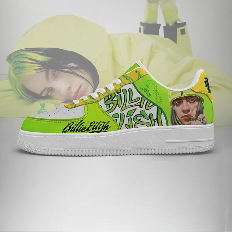 LIMITED EDITION - NEW CUSTOMIZED BILLIE EILISH AF1 SHOES