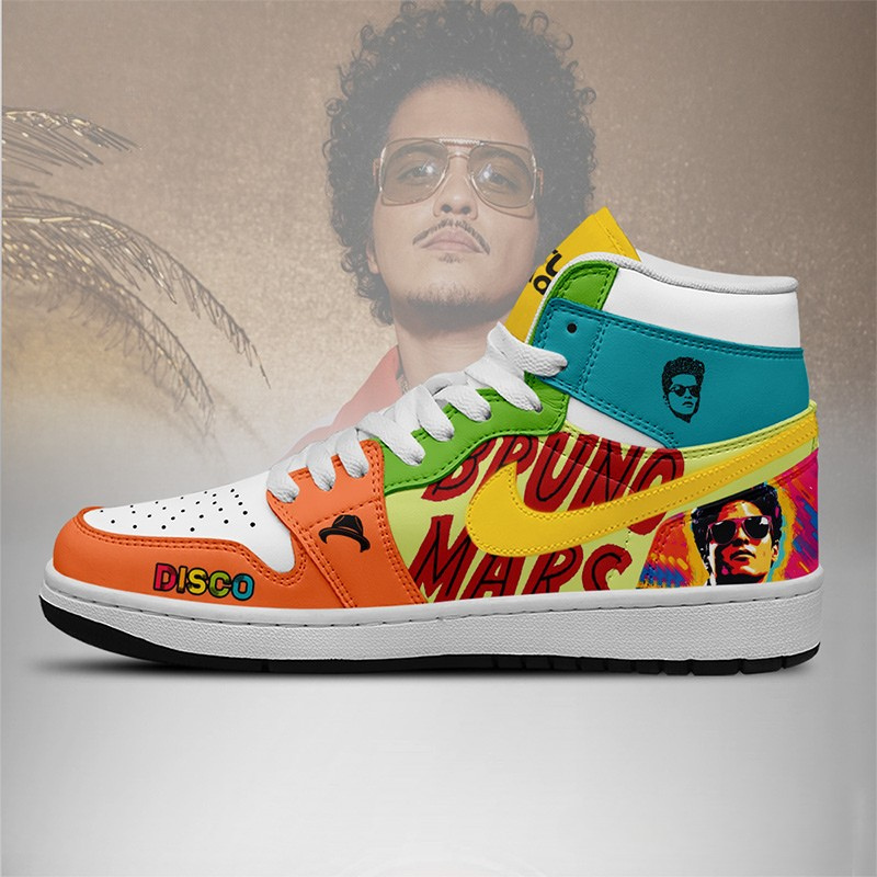 LIMITED EDITION - NEW CUSTOMIZED BRUNO MARS AIR JORDAN SHOES