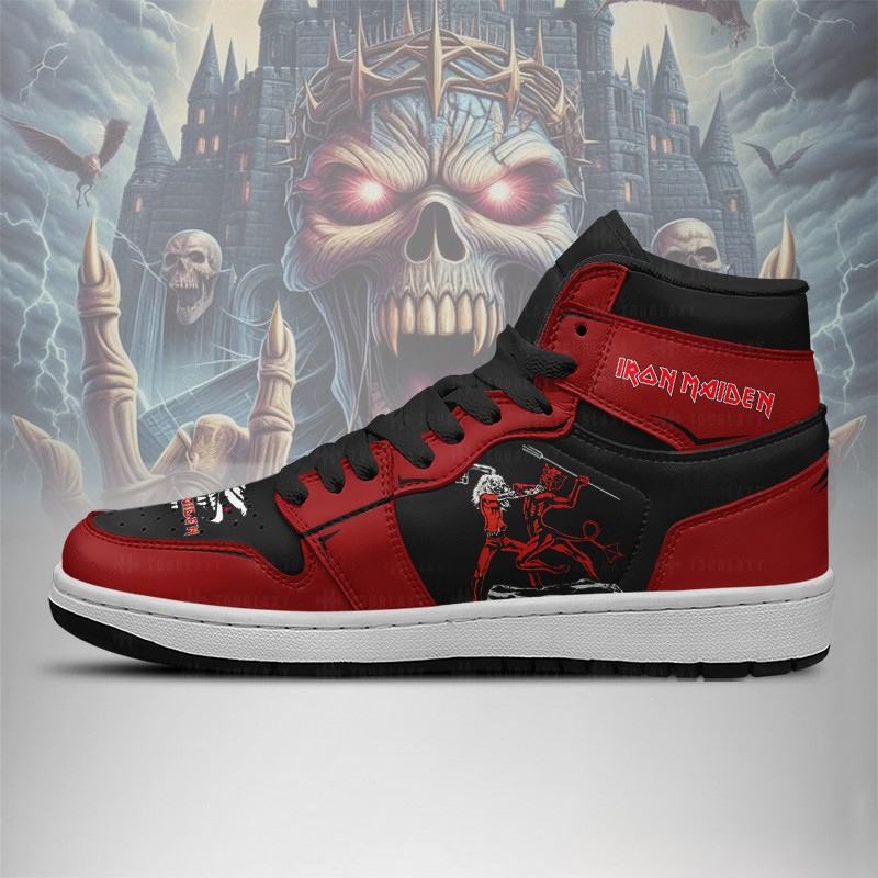 LIMITED EDITION - NEW CUSTOMIZED IRON MAIDEN AIR JORDAN SHOES