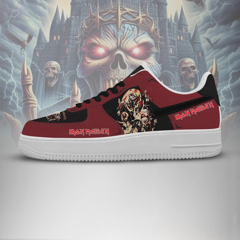 LIMITED EDITION - NEW CUSTOMIZED IRON MAIDEN AF1 SHOES