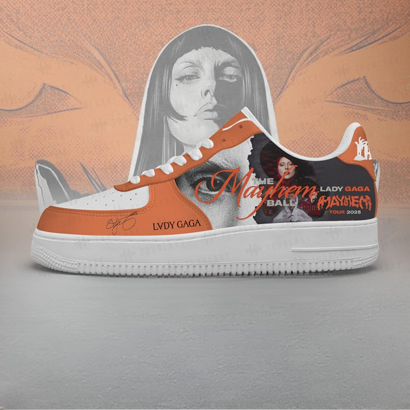 LIMITED EDITION - NEW CUSTOMIZED LADY GAGA AF1 SHOES