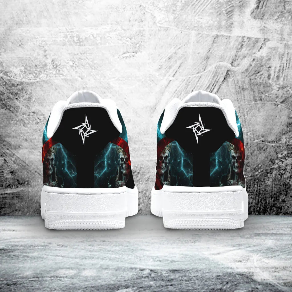 LIMITED EDITION - NEW CUSTOMIZED METALLICA AF1 SHOES