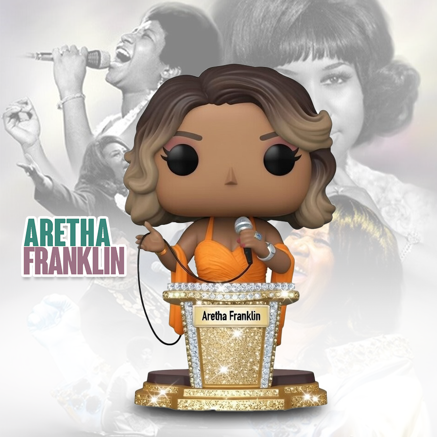 LIMITED EDITION - NEW CUSTOMIZED ARETHA FRANKLIN ACRYLIC PLAQUE