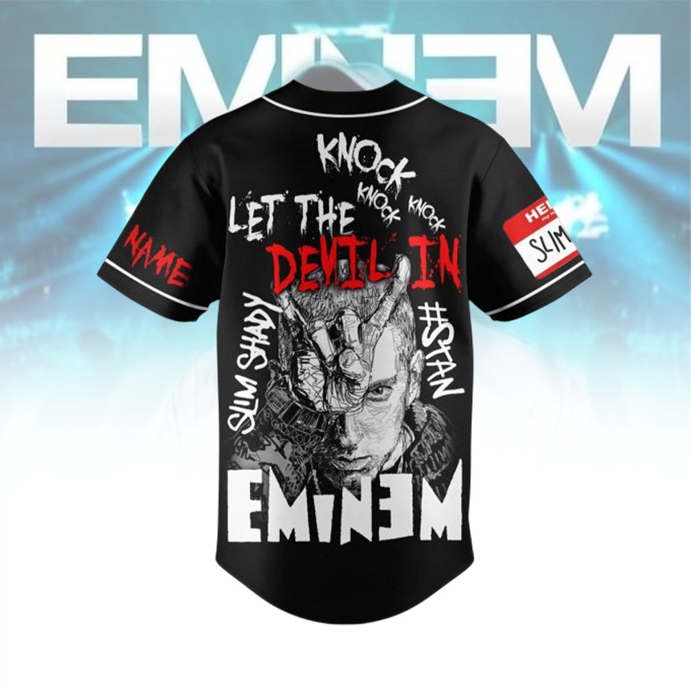 LIMITED EDITION - NEW CUSTOMIZED EMINEM BASEBALL JERSEY