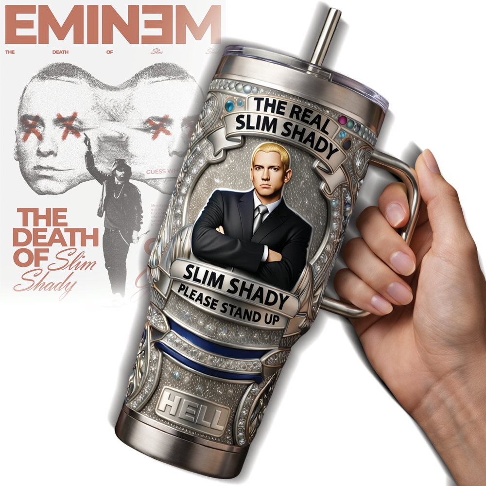 LIMITED EDITION - NEW CUSTOMIZED EMINEM 40 Oz TUMBLER