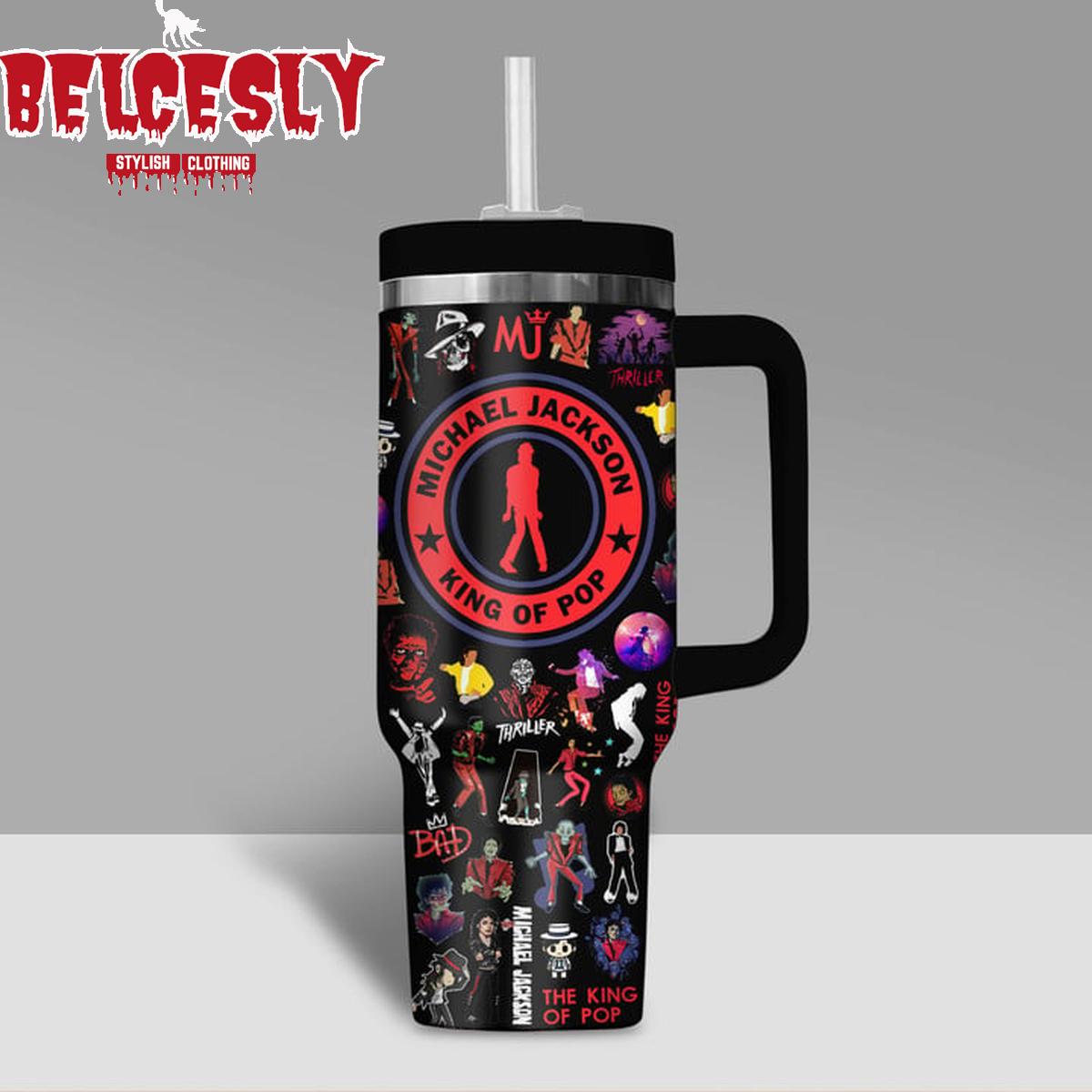 LIMITED EDITION - NEW CUSTOMIZED MICHAEL JACKSON 40 Oz TUMBLER