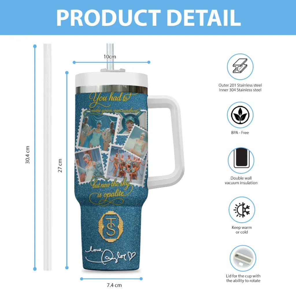 LIMITED EDITION - NEW CUSTOMIZED TAYLOR SWIFT 40 Oz TUMBLER