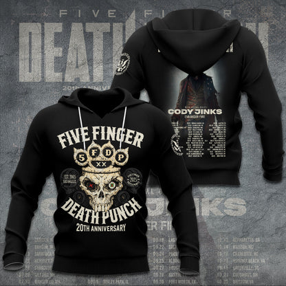 LIMITED EDITION - NEW CUSTOMIZED FIVE FINGER DEATH PUNCH T-SHIRT, HOODIE, ZIP HOODIE