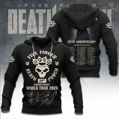 LIMITED EDITION - NEW CUSTOMIZED FIVE FINGER DEATH PUNCH T-SHIRT, HOODIE, ZIP HOODIE