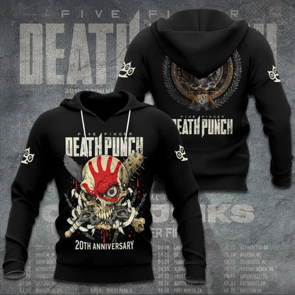 LIMITED EDITION - NEW CUSTOMIZED FIVE FINGER DEATH PUNCH T-SHIRT, HOODIE, ZIP HOODIE