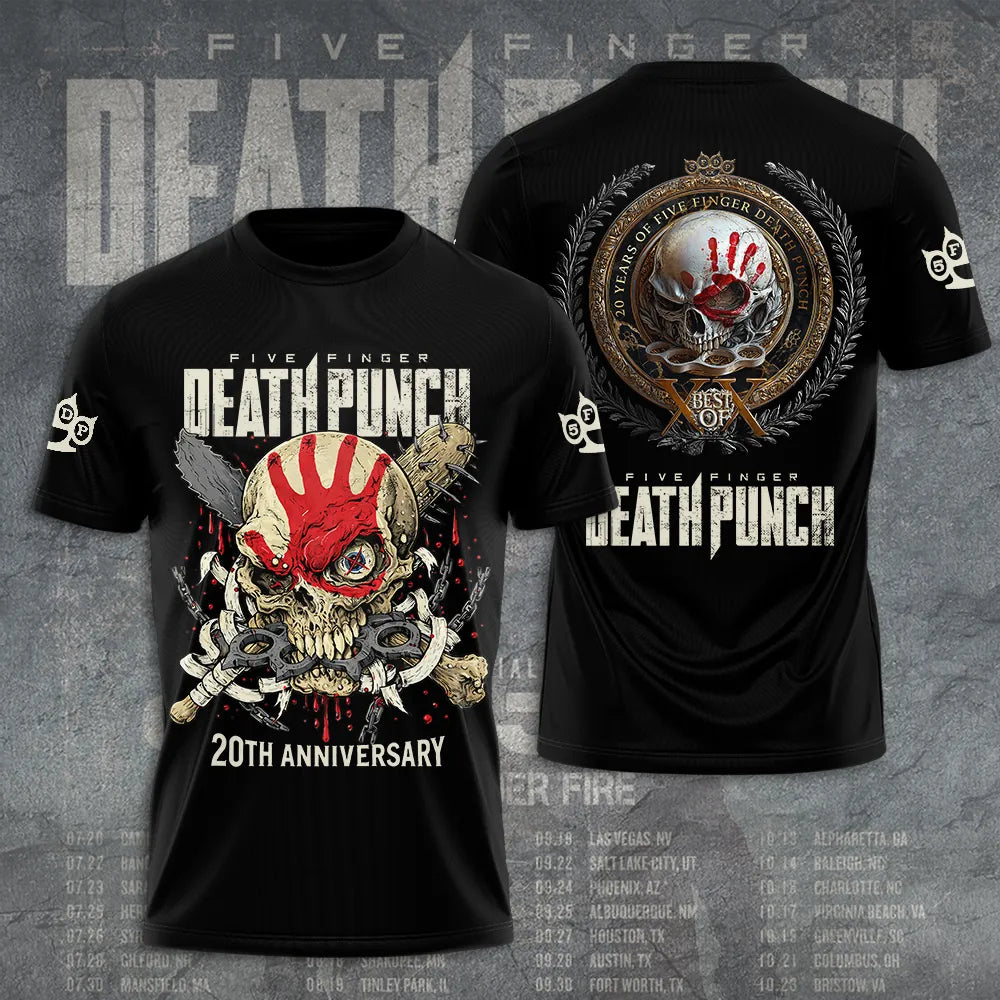 LIMITED EDITION - NEW CUSTOMIZED FIVE FINGER DEATH PUNCH T-SHIRT, HOODIE, ZIP HOODIE