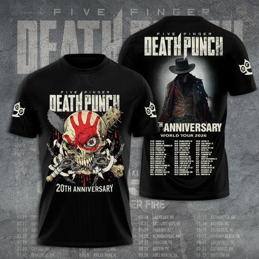 LIMITED EDITION - NEW CUSTOMIZED FIVE FINGER DEATH PUNCH T-SHIRT, HOODIE, ZIP HOODIE