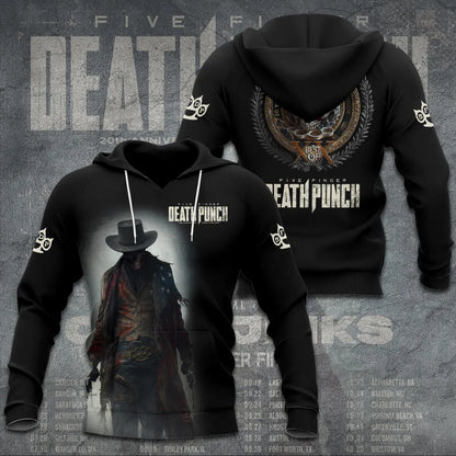 LIMITED EDITION - NEW CUSTOMIZED FIVE FINGER DEATH PUNCH T-SHIRT, HOODIE, ZIP HOODIE