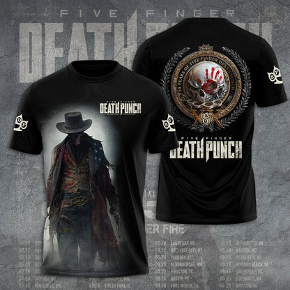 LIMITED EDITION - NEW CUSTOMIZED FIVE FINGER DEATH PUNCH T-SHIRT, HOODIE, ZIP HOODIE
