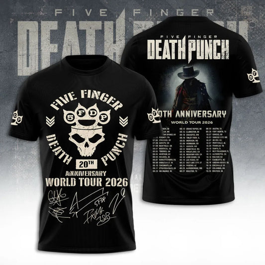 LIMITED EDITION - NEW CUSTOMIZED FIVE FINGER DEATH PUNCH T-SHIRT, HOODIE, ZIP HOODIE