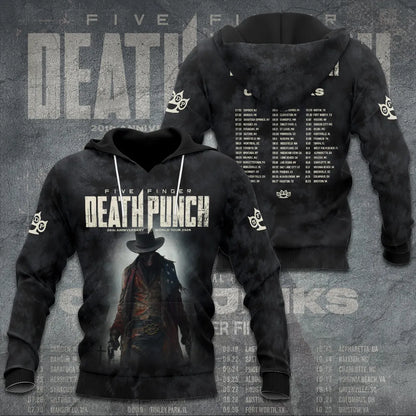 LIMITED EDITION - NEW CUSTOMIZED FIVE FINGER DEATH PUNCH T-SHIRT, HOODIE, ZIP HOODIE