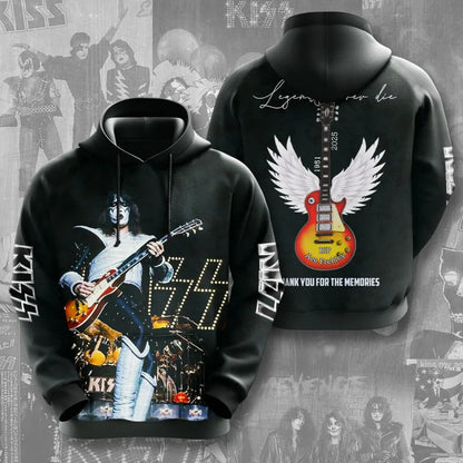 LIMITED EDITION - NEW CUSTOMIZED KISS X ACE FREHLEY T-SHIRT, HOODIE, ZIP HOODIE