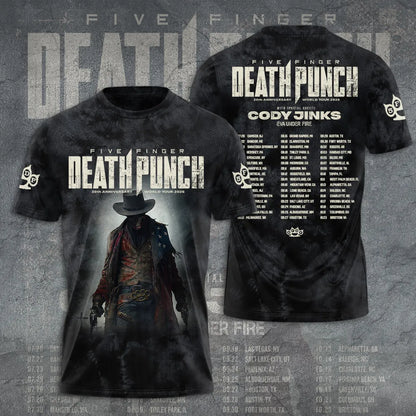 LIMITED EDITION - NEW CUSTOMIZED FIVE FINGER DEATH PUNCH T-SHIRT, HOODIE, ZIP HOODIE