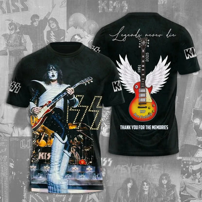 LIMITED EDITION - NEW CUSTOMIZED KISS X ACE FREHLEY T-SHIRT, HOODIE, ZIP HOODIE