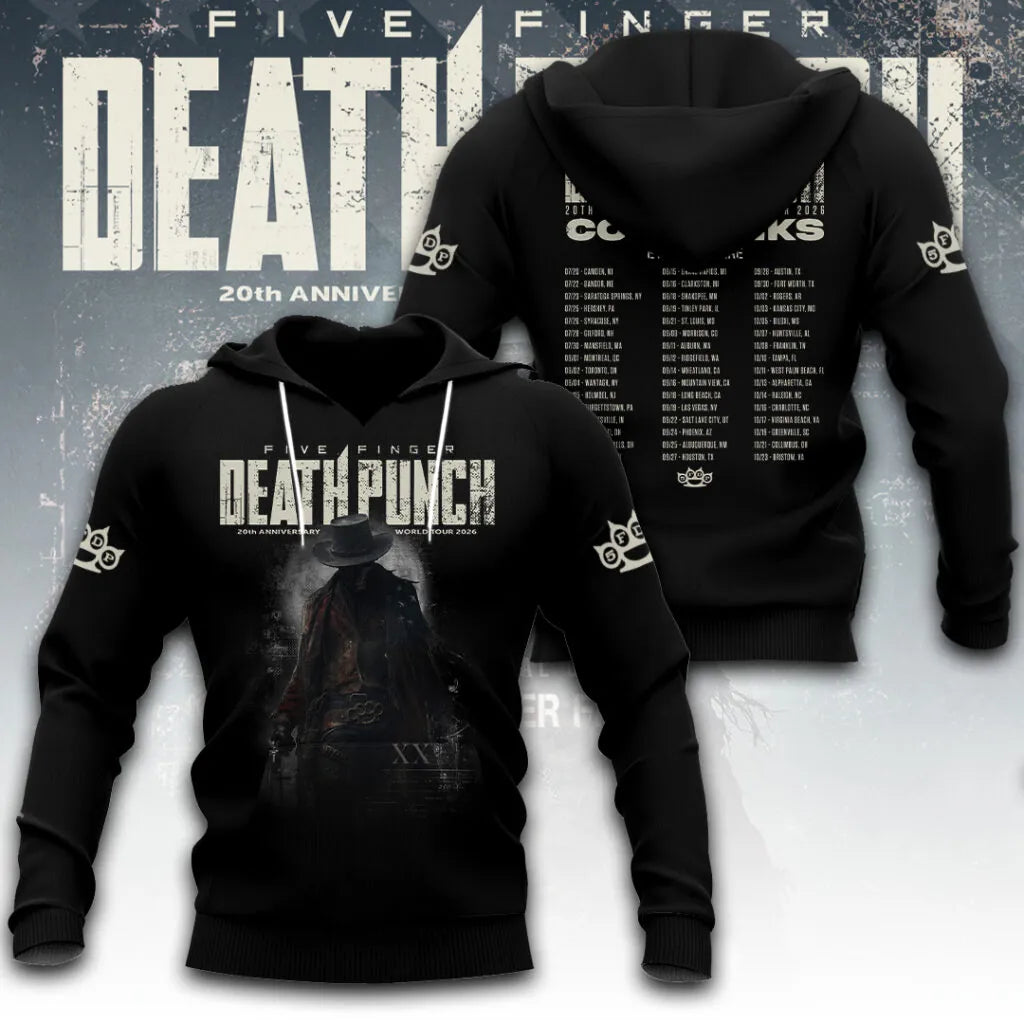 LIMITED EDITION - NEW CUSTOMIZED FIVE FINGER DEATH PUNCH T-SHIRT, HOODIE, ZIP HOODIE