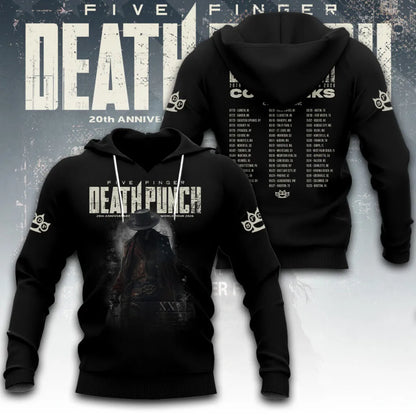 LIMITED EDITION - NEW CUSTOMIZED FIVE FINGER DEATH PUNCH T-SHIRT, HOODIE, ZIP HOODIE