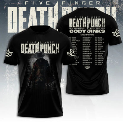 LIMITED EDITION - NEW CUSTOMIZED FIVE FINGER DEATH PUNCH T-SHIRT, HOODIE, ZIP HOODIE