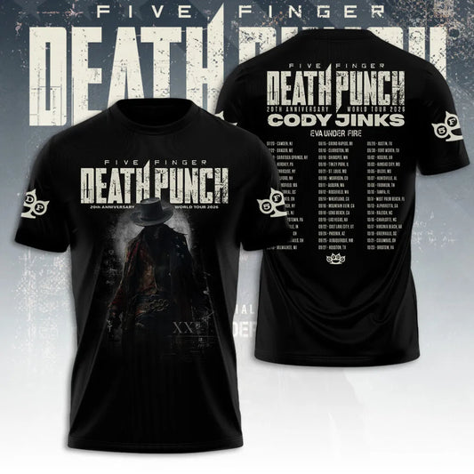 LIMITED EDITION - NEW CUSTOMIZED FIVE FINGER DEATH PUNCH T-SHIRT, HOODIE, ZIP HOODIE