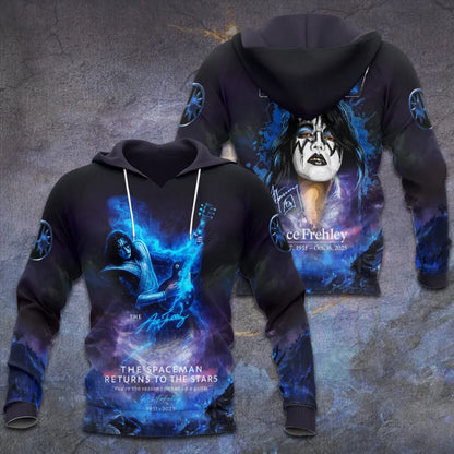 LIMITED EDITION - NEW CUSTOMIZED KISS X ACE FREHLEY T-SHIRT, HOODIE, ZIP HOODIE